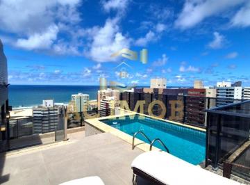 Foto 01 · Cobertura de luxo em Salvador-BA, bairro Armação, 3 quartos, 3 suítes, 3 salas, 7 banheiros, 3 vagas