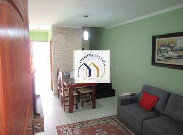 Casa · 77m² · 2 Quartos · 2 Vagas · Sobrado à venda em Santo André, Parque Oratório, com 2 suítes, com 77 m²