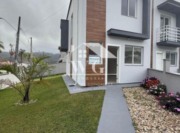 Casa · 81m² · 2 Quartos · 2 Vagas · Sobrado de Esquina no Loteamento Vale Verde – Bairro Caminho Novo, Palhoça
