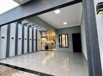 Casa · 125m² · 3 Quartos · 2 Vagas · Casa com 3 quartos no Rio Verde- GO, em terreno com 180m2 com 125m2 de área construída