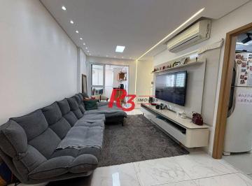 c5f2aa28a58957846da709d1a40be8214bb60630 · Apartamento à venda, 81 m² por R$ 1.280.000,00 - Boqueirão - Santos/SP