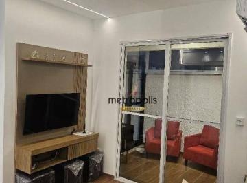 Sala · Apartamento Garden com 1 dormitório à venda, 60 m² por R$ 420.000,00 - Vila Metalúrgica - Santo Andr