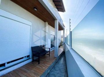 Casa · 175m² · 3 Quartos · 2 Vagas · Exclusividade Pé na Areia! Casa com Piscina e Vista Mar no Balneário do Estreito.