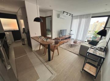 Apartamento · 50m² · 1 Quarto · 1 Vaga · Apartamento mobiliado para locação no bairro Cambuí, em Campinas/SP