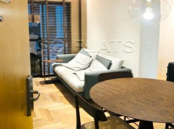 Apartamento · 54m² · 2 Quartos · 1 Vaga · Flat disponível para locação na região do Brooklin com fácil acesso a Av. das Nações Unidas.