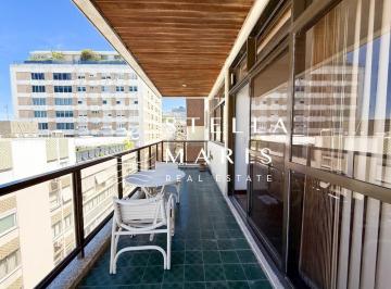 Foto 01 · Ipanema, Apartamento com varanda, super iluminado, silencioso, 134 m2, 3 quartos e 2 vagas em andar