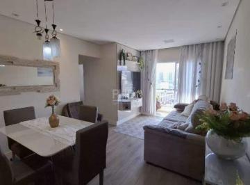 Apartamento · 75m² · 3 Quartos · 1 Vaga · Apartamento 75m², com 3 Dormitórios sendo 1 Suíte e Varanda no Condomínio Le Soleil - Vila Dusi/SBC