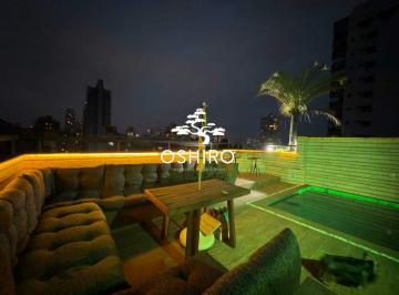 Apartamento · 187m² · 3 Quartos · 2 Vagas · Cobertura Duplex 3 dormitório Vista Mar – a 50m da Praia | Porteira Fechada