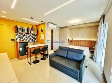 Apartamento · 28m² · 1 Quarto · 1 Vaga · Studio 28m² Mobiliado com Varanda, Vaga e Lazer Completo ? Próx. Metrô Vergueiro