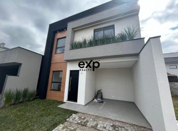 Casa · 122m² · 2 Quartos · 2 Vagas · Belíssimo Sobrado - Condomínio Fechado em Campo Largo - Completo e Seguro