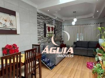 ed249811506407cc48e23c49de8aa1b047fede50 · Casa à venda, 105 m² por R$ 680.000,00 - Vila Tibiriçá - Santo André/SP