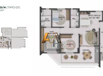 Apartamento · 75m² · 3 Quartos · 1 Vaga · Apartamento à venda no bairro Rio Vermelho - Salvador/BA