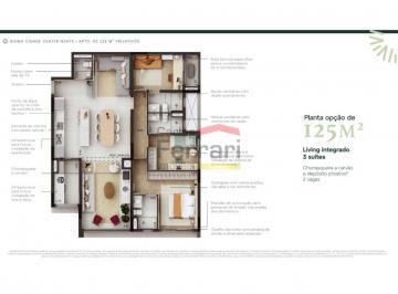 Apartamento · 125m² · 3 Quartos · 2 Vagas · Apartamento Bioma Cidade Center Norte 125M2, living integrado, varanda gourmet , depósito e 2 vagas.