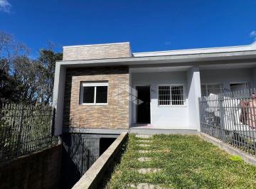 Casa · 98m² · 2 Quartos · 1 Vaga · Um lindo sobrado, 2 quartos 1 suítes, churrasqueira, sacada, piso porcelanato.