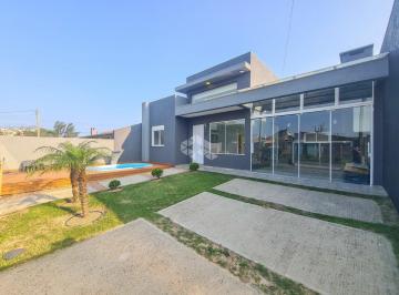 Casa · 126m² · 3 Quartos · 2 Vagas · Sobrado 3 dormitórios, 1 Suíte, 2 Banheiros, Living Integrado amplo, Churrasqueira, com Garagem, no