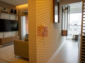 Apartamento · 70m² · 2 Quartos · 1 Vaga · Lido apto NOVO, com churrasqueira na varanda , bancada na cozinha e banheiros, com piso pronto