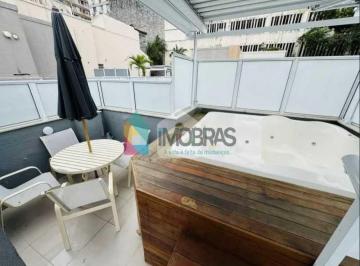 Apartamento · 90m² · 1 Quarto · 1 Vaga · Cobertura Duplex em Copacabana, Totalmente Reformado e com 1 Vaga na Escritura!