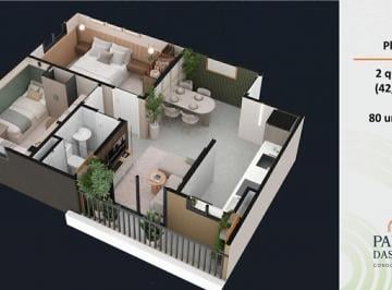 Apartamento · 42m² · 2 Quartos · 1 Vaga · Parque das Águas - Oportunidade com facilidades pelo minha casa minha vida