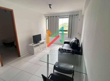 Apartamento · 35m² · 1 Quarto · 1 Vaga · FLAT 35 M² COM VARANDA MOBILIADO PARA LOCAÇÃO – BAÍA DE MESQUITA RESIDENCE