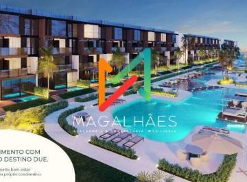 Apartamento · 21m² · 1 Quarto · 2 Vagas · FLAT À VENDA – 33 m² FRENTE MAR NO NATURÊ ECO RESIDENCE – MURO ALTO / PORTO