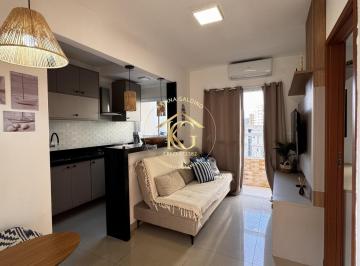 Apartamento · 47m² · 1 Quarto · 1 Vaga · Apartamento Semimobiliado de 1 Quarto em Guilhermina, Praia Grande, São Paulo