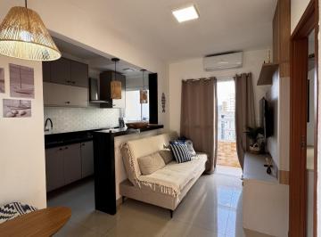 Apartamento · 47m² · 1 Quarto · 1 Vaga · Apartamento Semimobiliado de 1 Quarto em Guilhermina, Praia Grande, São Paulo