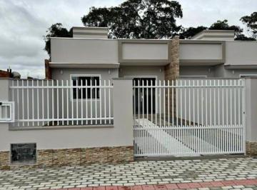 Casa · 65m² · 2 Quartos · 2 Vagas · LINDA CASA COM SUÍTE E ESPAÇO NO TERRENO NA PRAIA DE PIÇARRAS