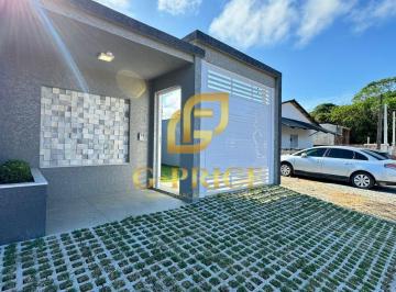 Casa · 87m² · 3 Quartos · 2 Vagas · Belíssima Casa Nova de Alto Padrão com Pé direito Alto na Região Central da Cidade