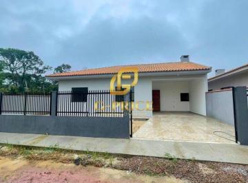 Casa · 92m² · 2 Quartos · 2 Vagas · Ótima Casa Nova com Excelente Acabamento e Amplo Espaço de Terreno