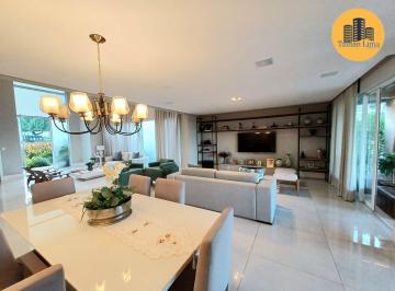 Casa · 436m² · 5 Quartos · 6 Vagas · Casa Alto Padrão finamente decorada, em Alphaville 2, porteira fechada
