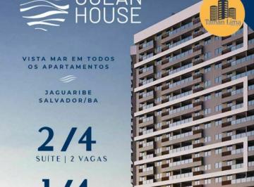 Apartamento · 58m² · 2 Quartos · 2 Vagas · Apartamento Padrão 2/4 frente Mar, com suite, ao lado do Hiper Ideal, Novo
