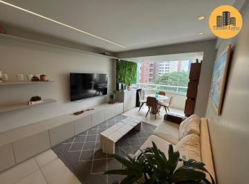 Apartamento · 112m² · 3 Quartos · 2 Vagas · Apartamento Alto Padrão no Cidade Jardim, prédio novo, todo reformado, com lazer completo