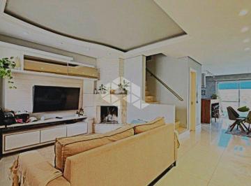 Casa · 181m² · 4 Quartos · 4 Vagas · Casa em Condomínio, 4 dormitórios, 1 suíte, Lareira, churrasqueira e 4 vagas de garagens, Vila Nova,