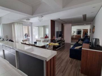 Cozinha e Salas · Apartamento à venda, 96 m² por R$ 914.000,00 - Vila Scarpelli - Santo André/SP