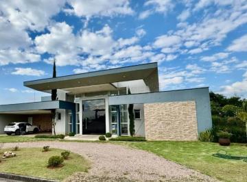 Casa · 1270m² · 4 Quartos · 6 Vagas · CASA Á  VENDA COM PISCINA NO COND. INHANDJARA - ITUPEVA/SP.