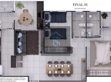 Apartamento · 80m² · 2 Quartos · 1 Vaga · Apartamento 2 Dormitórios 80 m² Praia Grande Condições Facilitadas