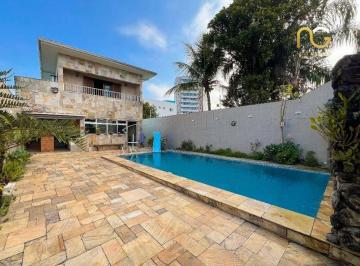 Casa · 254m² · 4 Quartos · 6 Vagas · Sobrado em Vila Caiçara, Praia Grande/SP de 254m² 4 quartos à venda por R$ 1.500.000,00