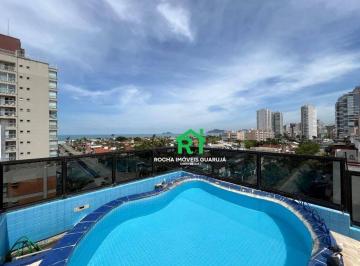 1254f3bd40e78c517ca43dc8836b9ad709e0dcf4 · Cobertura à beira mar, 3 dormitórios (3 suítes), 2 vagas, lazer, Enseada, Guarujá/SP