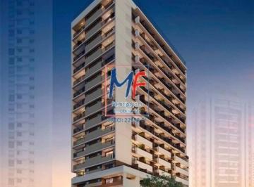 Apartamento · 30m² · 1 Quarto · Venda de apartamento studio Brooklin Paulista, 1 dormitório, sala, terraço, 30m² a.u., lazer. Pr