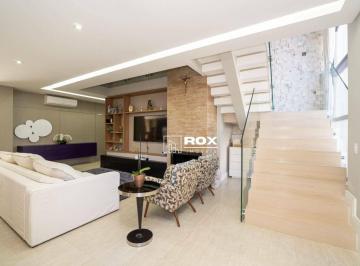4936c51c3f32dd7a05e2b3c3a838e40fbe543474 · Casa de Alto Padrão com 3 quartos, terraço e piscina à venda, 257 m² - Santa Quitéria - Curitiba/PR