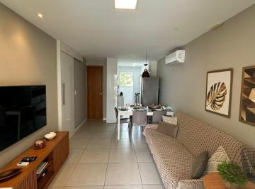 Apartamento · 63m² · 2 Quartos · 2 Vagas · GUARAJUBA: Belíssimo Village, decorado, com PORTEIRA FECHADA, pronto pra morar!