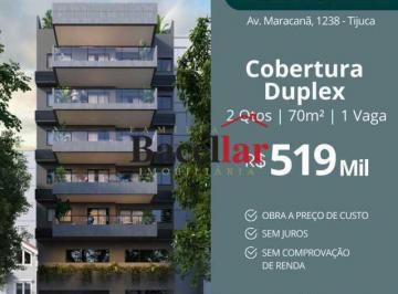 Apartamento · 70m² · 2 Quartos · 1 Vaga · Cobertura : Duplex / Residencial / Tijuca