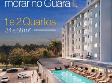 Apartamento de 1 quarto, Brasília · Lançamento 1 e 2 quartos Guará II