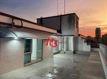 9397cf568904013ef97bbf9d6fdd5fb46e0b7d57 · Cobertura à venda, 276 m² por R$ 1.490.000,00 - Boqueirão - Santos/SP