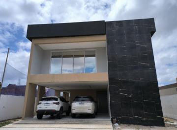 Foto 01 · Alphaville Paraíba casa nova com 348m² de área construída, 5 Suítes, Piscina, 4 vagas na garagem.