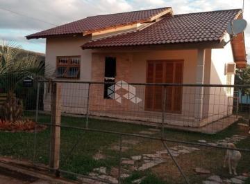 Casa · 60m² · 2 Quartos · 1 Vaga · Casa plana com 2 dormitórios, sala de estar, cozinha, 1 banheiro social, bairro Campo Grande em Estâ