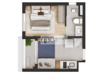 Apartamento · 25m² · 1 Quarto · Lindo Apartamento com 1 dormitório na Vila Olímpia