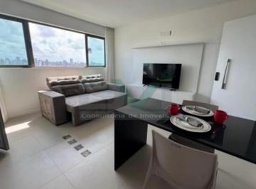 Apartamento · 36m² · 1 Quarto · 1 Vaga · FLAT MOBILIADO - 1 QT SUÍTE - 36 M² - PARQUE DO CAIS - SÃO JOSÉ