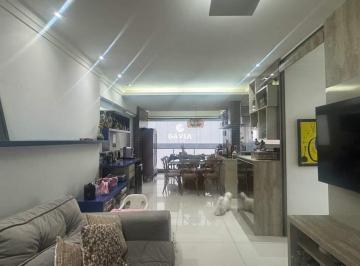Apartamento · 105m² · 3 Quartos · 2 Vagas · Apartamento 104,57 m² com vista para o mar, Pompéia — Santos | 3 dormitórios, 2 suítes