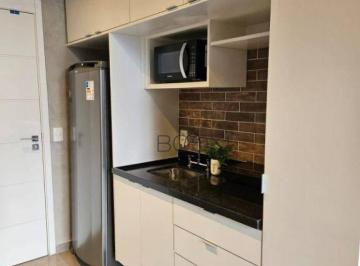 Cozinha · Studio com 1 dormitório para alugar, 27 m² por R$ 3.350/mês - Brooklin - São Paulo/SP